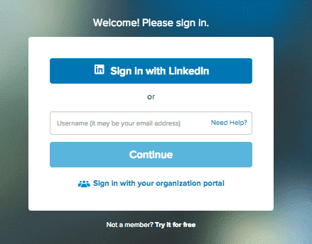 صورة لـ كيفية استخدام Lynda.com للحصول على الكورسات المدفوعة مجانًا | 1_Lynda-Sign-In-1-min-DzTechs
