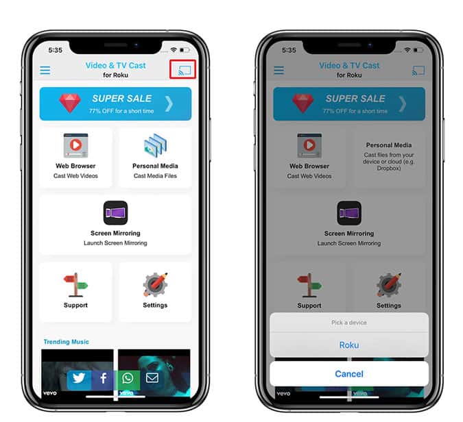 صورة لـ كيفية عرض شاشة الـ iPhoneوالـ iPad على Roku | 3-1-1-min-DzTechs