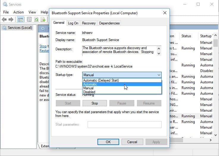 صورة لـ كيفية تشغيل أو إصلاح Bluetooth على Windows10 ؟ حل جميع المشاكل | 7a26e598c7-DzTechs
