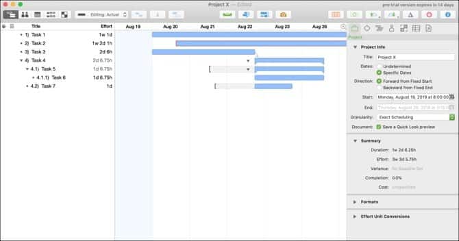 صورة لـ أفضل أدوات إدارة المشاريع سهلة الاستخدام على الـ Mac | OmniPlan3PMMacApp-min-DzTechs