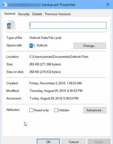 صورة لـ كل ما تريد معرفته حول ملفات البيانات PST و OST على Outlook | PST-file-size-395x500-min-DzTechs