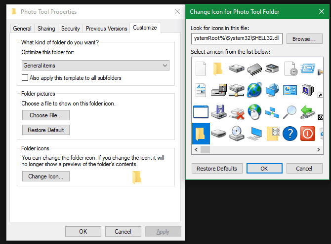 صورة لـ كيفية تخصيص أي أيقونة موجودة في Windows 10 | Windows-Select-New-Folder-Icon-min-DzTechs