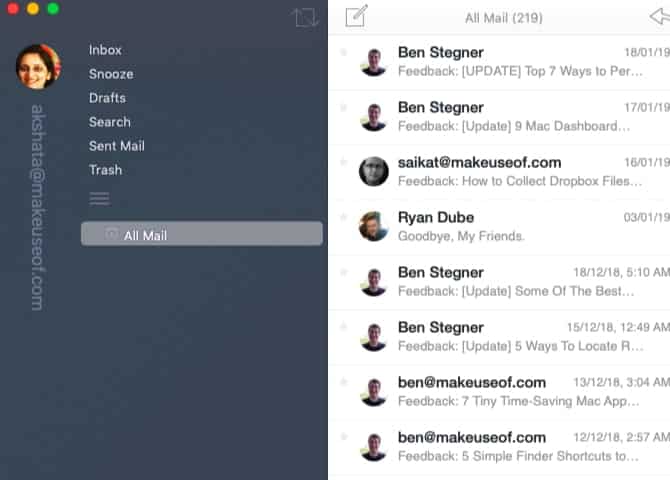 صورة لـ أفضل تطبيقات macOs لتثبيتها على الـ MacBook أو الـ iMac | airmail-inbox-on-macos-min-DzTechs