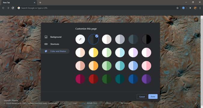 صورة لـ أفضل ميزات Google Chrome القادمة | color-themes-new-tab-min-DzTechs