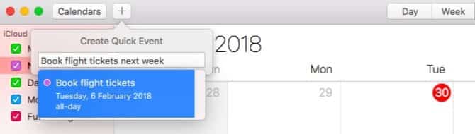 صورة لـ أفضل تطبيقات macOs لتثبيتها على الـ MacBook أو الـ iMac | create-quick-event-calendar-mac-min-DzTechs