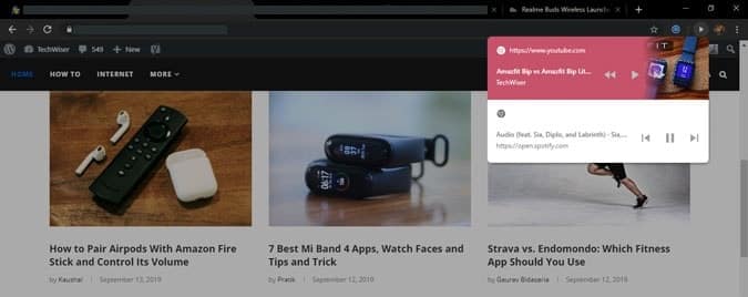 صورة لـ أفضل ميزات Google Chrome القادمة | global-media-player-controls-min-DzTechs