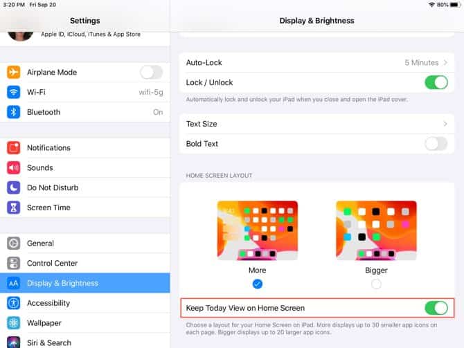 صورة لـ نظام التشغيل iPadOS : كل ما تحتاج إلى معرفته عن جديد هذا النظام | iPadOSKeepTodayViewHomeScreen-DzTechs