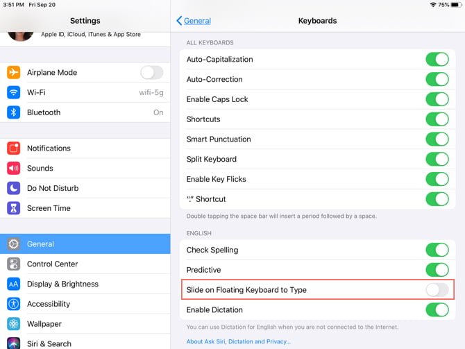 صورة لـ نظام التشغيل iPadOS : كل ما تحتاج إلى معرفته عن جديد هذا النظام | iPadOSRemoveQuickPathFromFloating-DzTechs