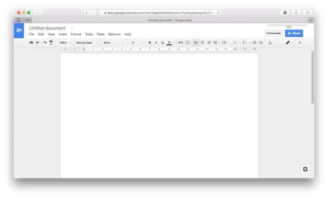 صورة لـ أفضل بدائل Microsoft Office المجانية على الـ Mac | mac-office-alternatives-google-docs-2-min-DzTechs