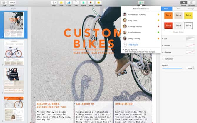 صورة لـ أفضل بدائل Microsoft Office المجانية على الـ Mac | mac-office-alternatives-pages-min-DzTechs