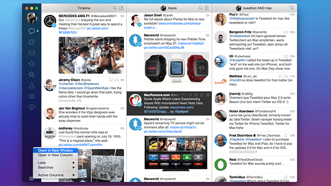 صورة لـ أفضل تطبيقات macOs لتثبيتها على الـ MacBook أو الـ iMac | mac-twitter-client-tweetbot-min-DzTechs