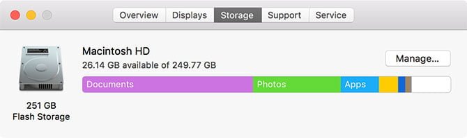 صورة لـ علامات إلى أنه حان الوقت لاستبدال جهاز MacBook أو iMac الخاص بك | mac_storage-min-DzTechs
