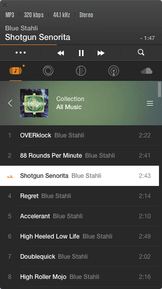 صورة لـ بدائل لـ iTunes: أفضل مشغلات الموسيقى المجانية لنظام macOS | osx-music-player-vox-min-DzTechs