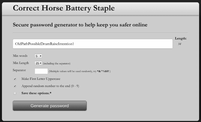 صورة لـ أدوات كلمة المرور لإنشاء عبارات مرور قوية وتحديث الأمان الخاص بك | password-strong-security-online-generator-correct-horse-battery-staple-xkcd-min-DzTechs