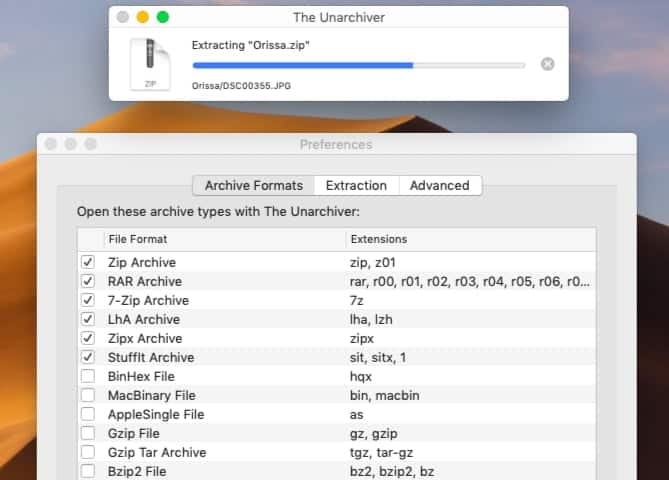 صورة لـ أفضل تطبيقات macOs لتثبيتها على الـ MacBook أو الـ iMac | the-unarchiver-file-extraction-min-DzTechs