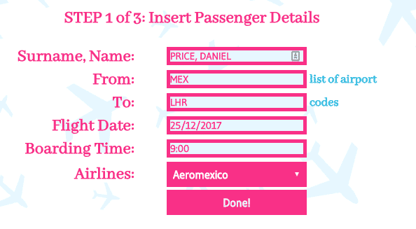 صورة لـ هل Ticket-O-Maticهو أفضل مولد تذكرة طيران وهمية؟ مع خيارات إضافية | ticketomatic-step1-min-DzTechs