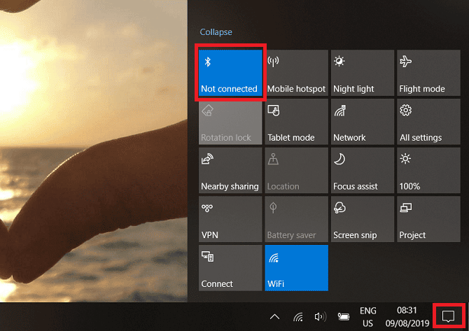 صورة لـ كيفية تشغيل أو إصلاح Bluetooth على Windows10 ؟ حل جميع المشاكل | turn-on-bluetooth-windows-10-670x473-DzTechs