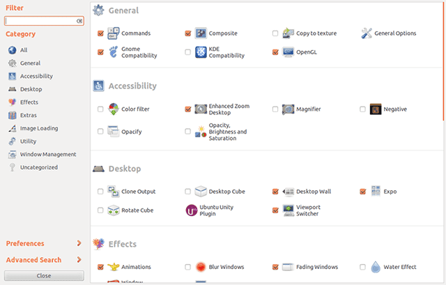 صورة لـ 10 تطبيقات Ubuntu يحب تثبيتها مباشرة بعد تثبيت جديد | ubuntu-app-compiz-settings-manager-min-DzTechs