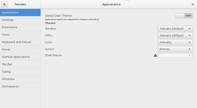 صورة لـ 10 تطبيقات Ubuntu يحب تثبيتها مباشرة بعد تثبيت جديد | ubuntu-app-gnome-tweak-tool-min-DzTechs