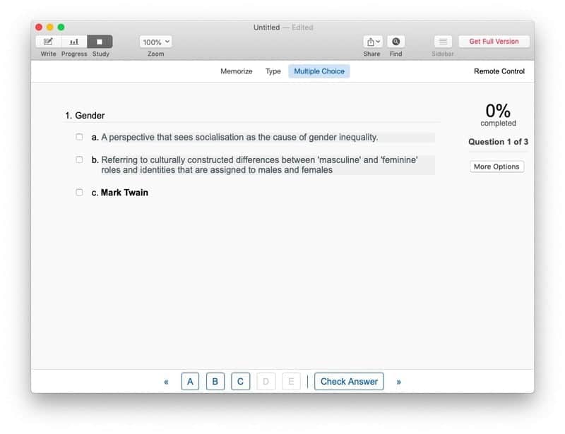 صورة لـ أفضل تطبيقات البطاقات التعليمية للـ Mac مع مقارنة بينها | Flashcard-Hero-3-min-DzTechs