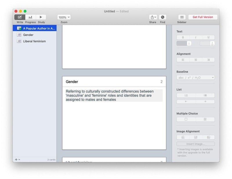 صورة لـ أفضل تطبيقات البطاقات التعليمية للـ Mac مع مقارنة بينها | Flashcard-Hero-min-DzTechs