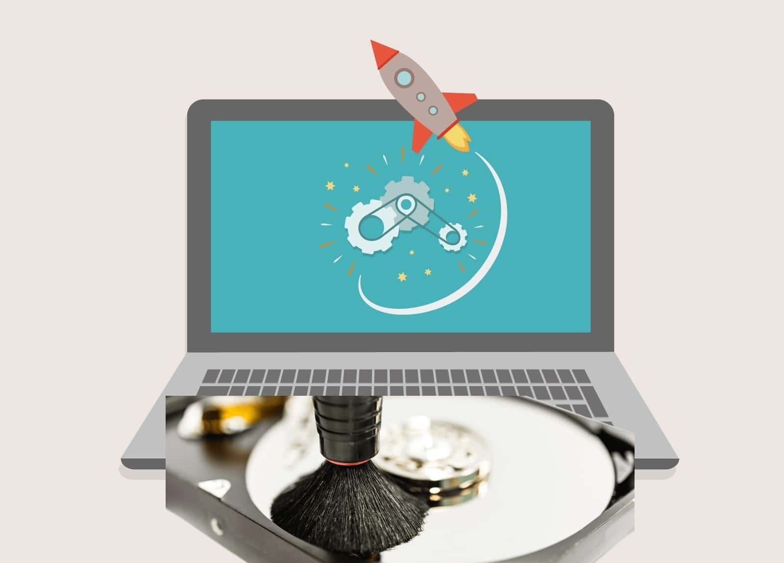 صورة لـ أدوات فعالة لزيادة أداء القرص الصلب الخاص بك على Windows | How-to-clean-a-Windows-min-DzTechs