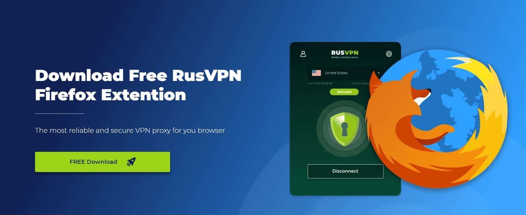 صورة لـ أفضل خدمات VPN المجانية لمتصفح Firefox | RUSVPN-for-FireFox