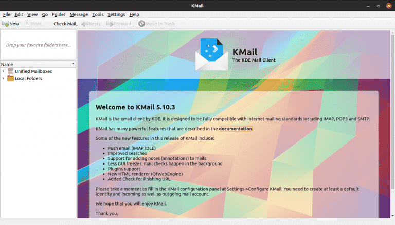 صورة لـ أفضل تطبيقات البريد الإلكتروني لنظام Linux يجب أن تجربها في 2023 | Screenshot-from-2019-09-26-16-41-07-768x439-min-DzTechs