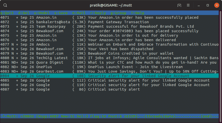 صورة لـ أفضل تطبيقات البريد الإلكتروني لنظام Linux يجب أن تجربها في 2023 | Screenshot-from-2019-09-26-18-01-13-768x427-min-DzTechs