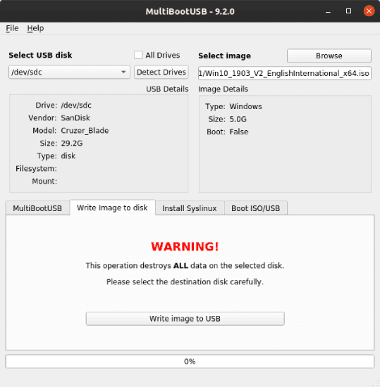 صورة لـ بدائل Rufus – أفضل برامج إنشاء USB قابل للتمهيد لنظام Linux | Screenshot-from-2019-10-25-13-12-53-min-DzTechs