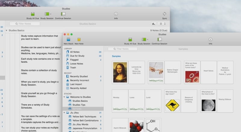 صورة لـ أفضل تطبيقات البطاقات التعليمية للـ Mac مع مقارنة بينها | Studies-min-DzTechs