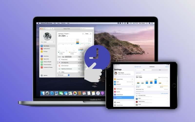 صورة لـ تقييد المحتوى وتعيين حدود لأطفالك مع مُدة استخدام الجهاز على Mac | Use-Screen-Time-on-your-Mac-and-sync-to-other-devices-with-macOS-Catalina-min-DzTechs