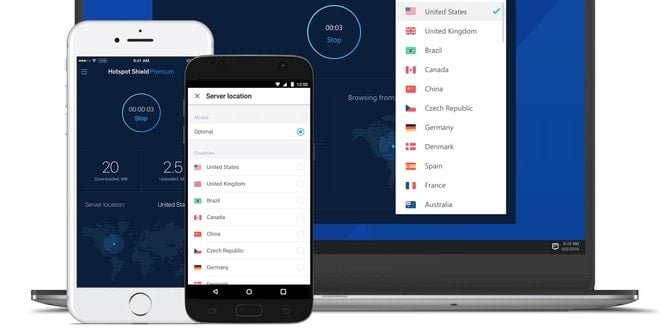 صورة لـ أفضل شبكات VPN المجانية على الـ iPhone والـ iPad | best-free-vpn-iphone-hotspot-shield-min-DzTechs