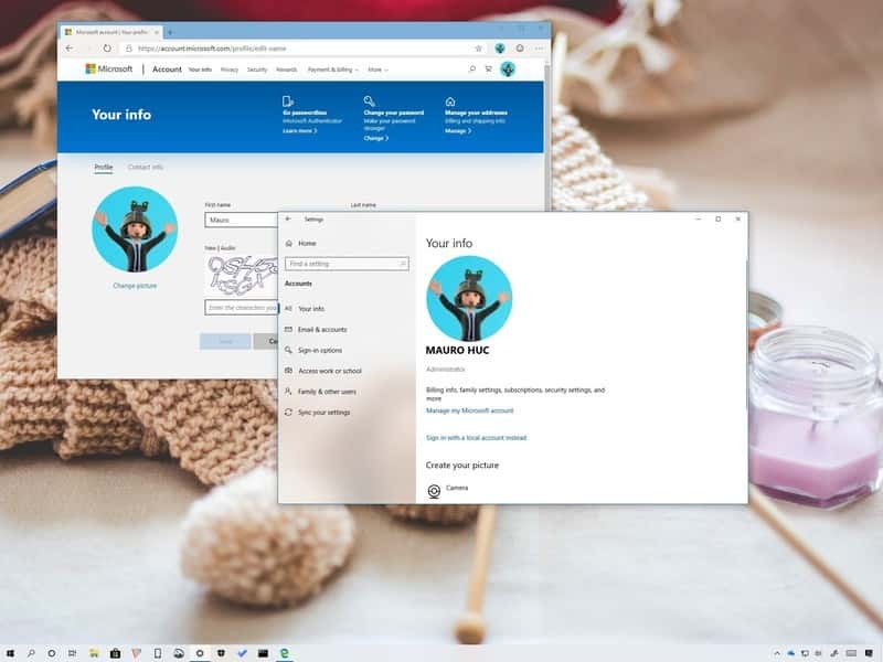 صورة لـ كيفية تغيير اسم الحساب، اسم المستخدم واسم ملف التعريف في Windows 10 | change-account-name_windows-10_-min-DzTechs