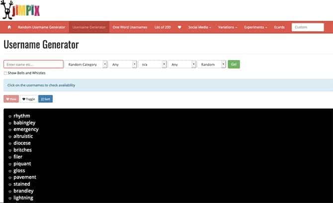 صورة لـ أفضل المواقع لإنشاء أسماء العرض الرائعة لإبراز هويتك عبر الإنترنت | cool-screen-name-generators-06-jimpix-min-DzTechs
