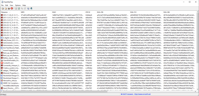 صورة لـ أفضل أدوات التحقق من تجزئة الملف للتحقق من سلامة أي ملف تُحمله | hashmyfiles-folder-generate-hashes-min-DzTechs