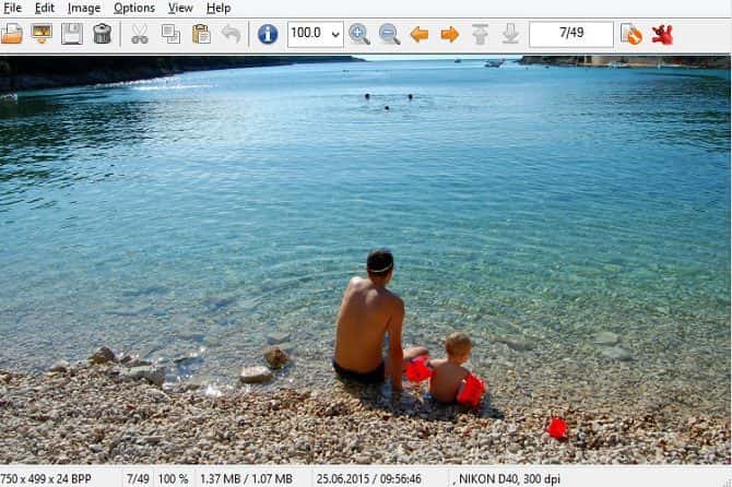 صورة لـ أفضل بدائل Microsoft Paint المجانية لـ Windows | ifranview-670x446-min-DzTechs