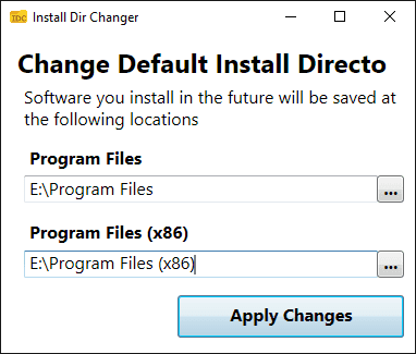 صورة لـ كيفية نقل التطبيقات والبرامج المثبتة في Windows 10 | install-dir-changer-min-DzTechs