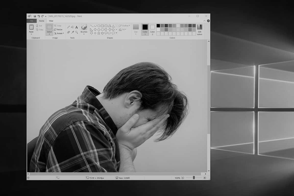صورة لـ كيفية تحرير وتحسين لقطات الشاشة باستخدام MS Paint | sadness.0-min-DzTechs