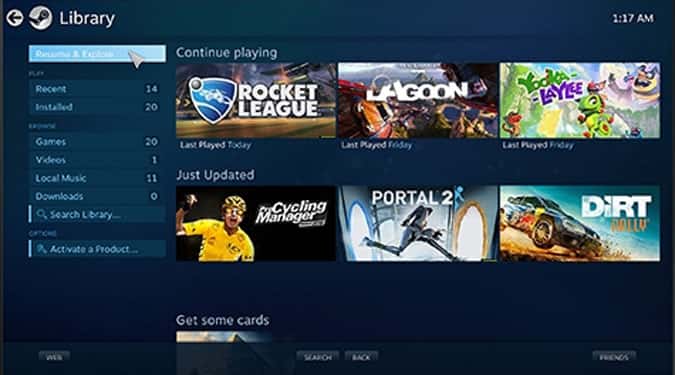 صورة لـ أفضل تطبيقات Samsung Smart TV التي يجب أن تُجربها في عام 2023 | steam-min-DzTechs