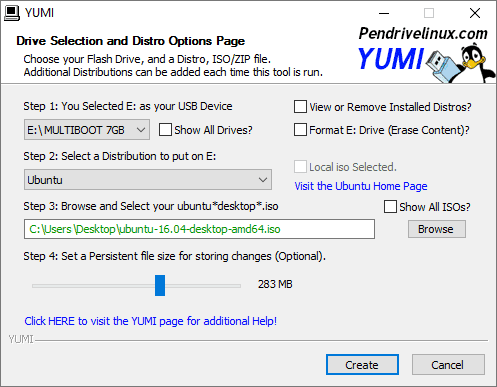صورة لـ أفضل البرامج المجانية لإنشاء محرك أقراص USB قابل للتمهيد لـ Windows | windows-bootable-usb-tool-yumi-min-DzTechs