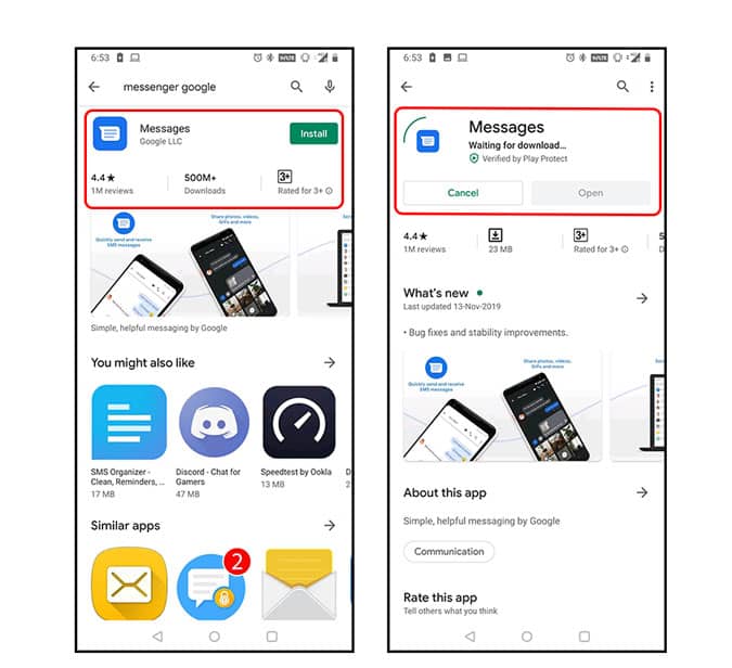 صورة لـ كيفية الحصول على خدمة Google RCS Chat على أي نظام Android | 1-5-min-DzTechs