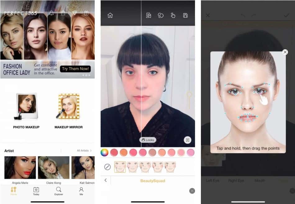 صورة لـ أفضل تطبيقات التعديل الإفتراضي لتجربة الماكياج وتسريحات الشعر | 3.2BPerfect365-min-DzTechs
