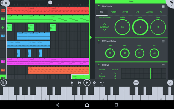 صورة لـ أفضل تطبيقات إنشاء الموسيقى على Android لتأليف الموسيقى أثناء التنقل | FL-Studio-Mobile-DzTechs