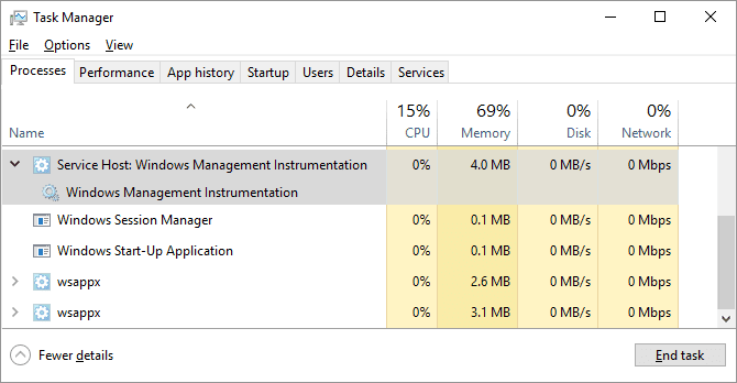 صورة لـ كيفية إصلاح ارتفاع استخدام وحدة المعالجة المركزية في Windows | Windows-Management-Instrumentation-670x348-min-DzTechs