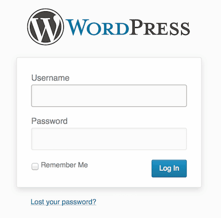 صورة لـ كيف إنشاء مدونة الأغذية ووصفات الطعام: خطوة بخطوة | WordPress-Login-Screen-2-small-min-DzTechs