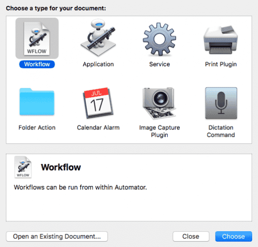 صورة لـ كيفية جدولة البريد الإلكتروني على جهاز Mac الخاص بك | automator-application-523x500-min-DzTechs