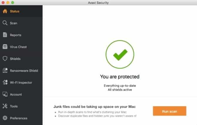 صورة لـ أفضل تطبيقات مكافحة الفيروسات المجانية لنظام التشغيل Mac التي تحميك حقًا | avast-mac-antivirus-min-DzTechs