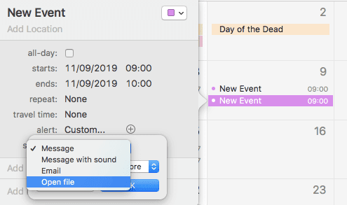 صورة لـ كيفية جدولة البريد الإلكتروني على جهاز Mac الخاص بك | calendar-event-min-DzTechs