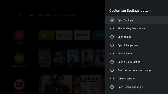 صورة لـ كيفية إعادة تعيين وظيفة زر Netflix على NVIDIA Shield TV | choose-an-option-min-DzTechs